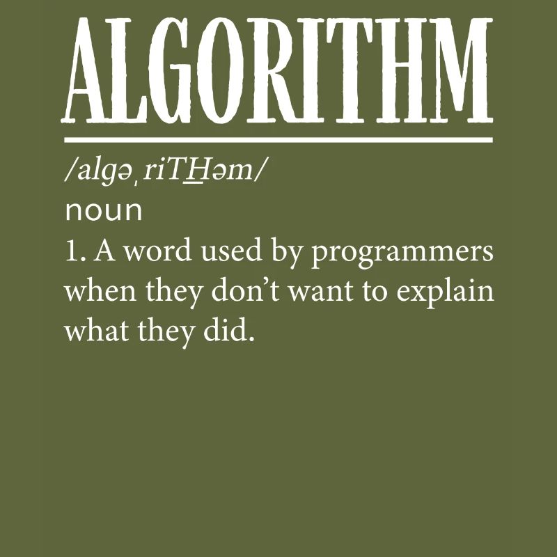 Algorithm programmer, coding, encoder