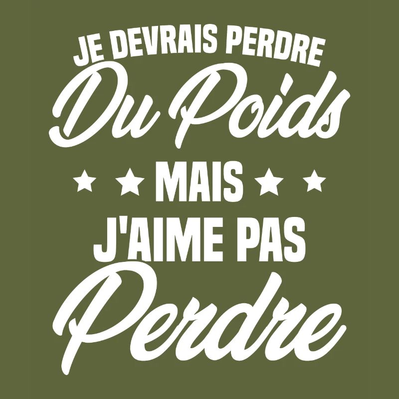 Je devrais perdre du poids mais j'aime pas perdre