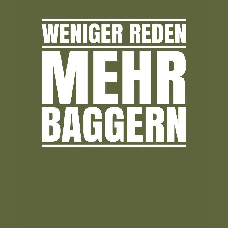 Baggerfahrer Baggerführer Heavy Equipment Operator