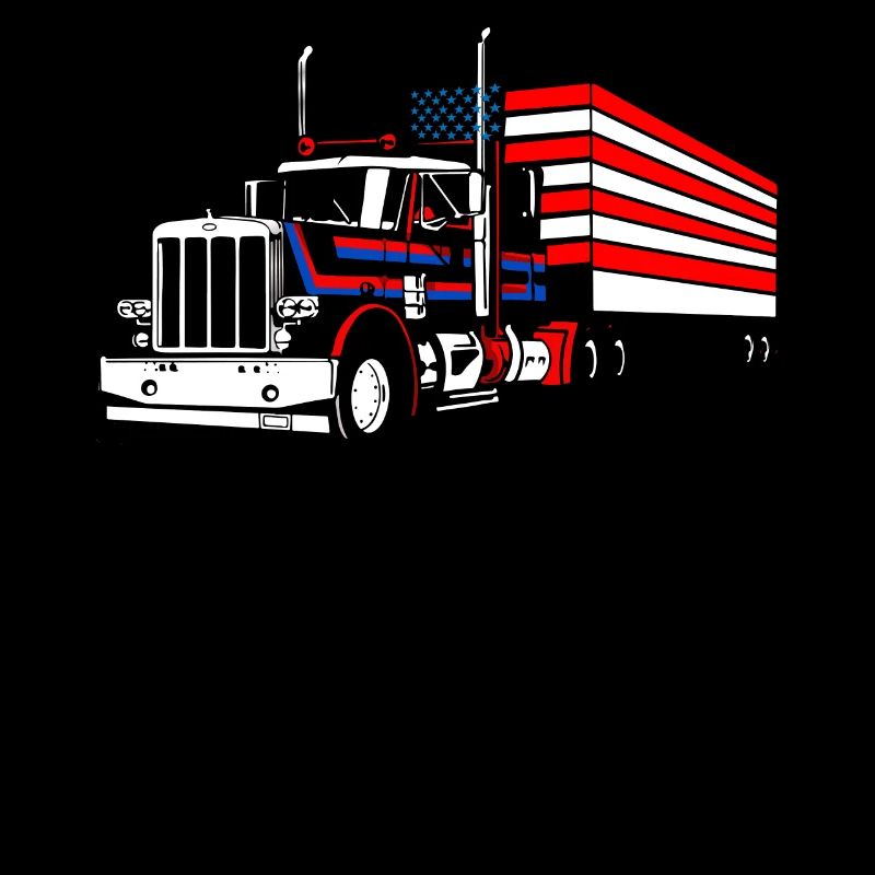 Camionneur Drapeau américain