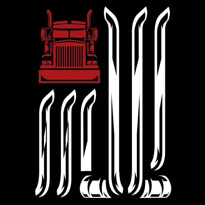 Camionneur Drapeau américain