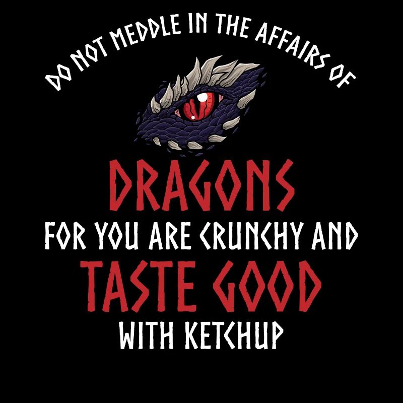 Drachen-Ketchup-Zitat, Drachen