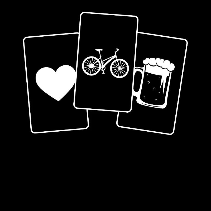 Herz - Bier - Radfahren -