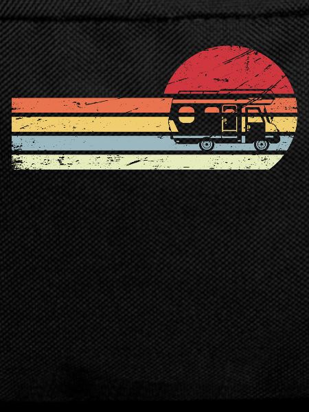 Sun and Retro Lines - Camper -