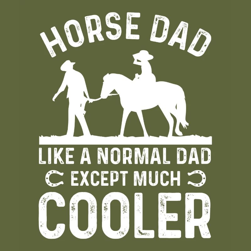 Papa de cheval comme un père NOrmal, seulement beaucoup plus cool