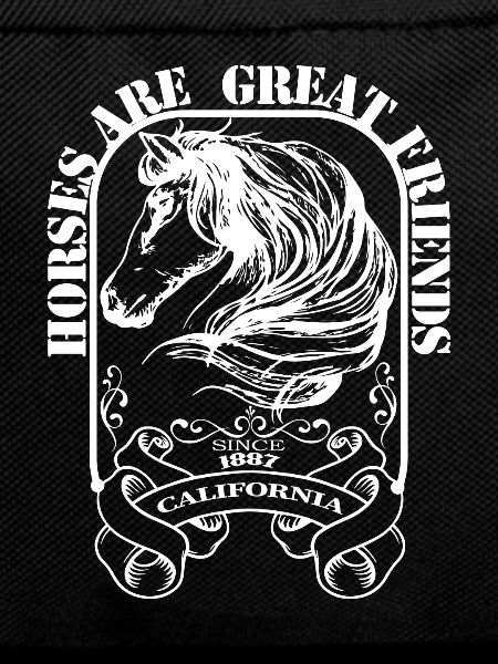 Horses are good friends -