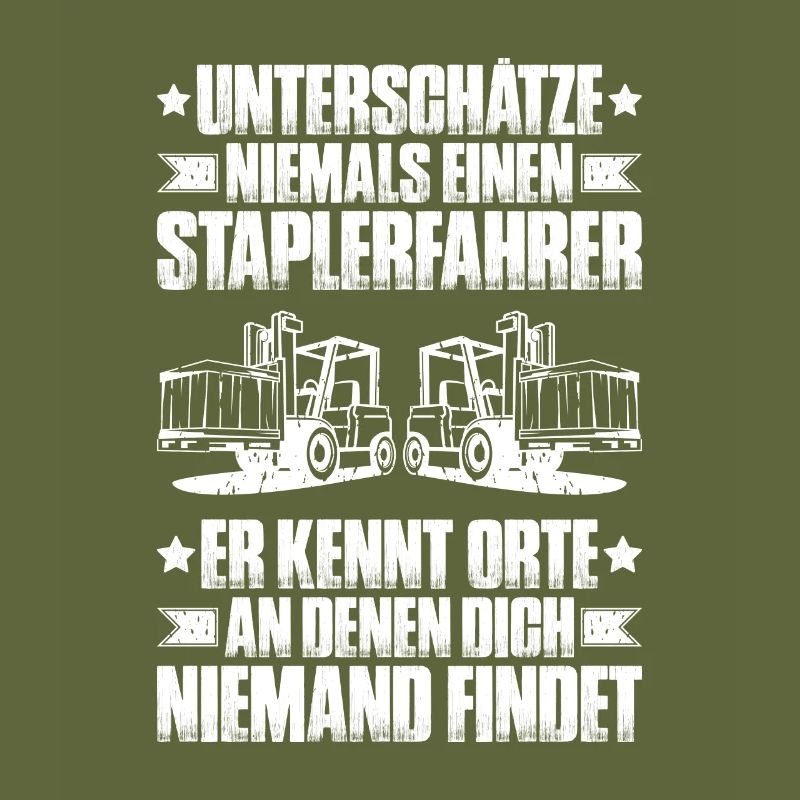 Staplerfahrer Gabelstaplerfahrer Forklift Operator