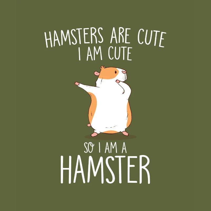 Les hamsters sont mignons Je suis mignon