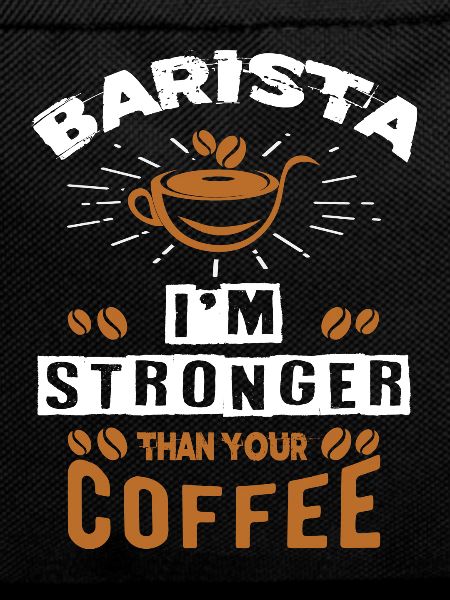 Barista, coffee machine