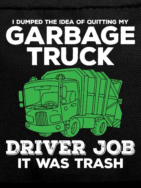 Garbage truck driver