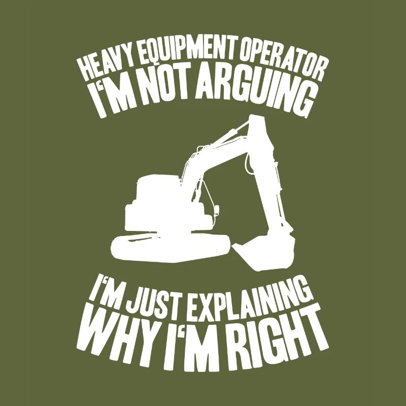 Baggerfahrer Baggerführer Heavy Equipment Operator