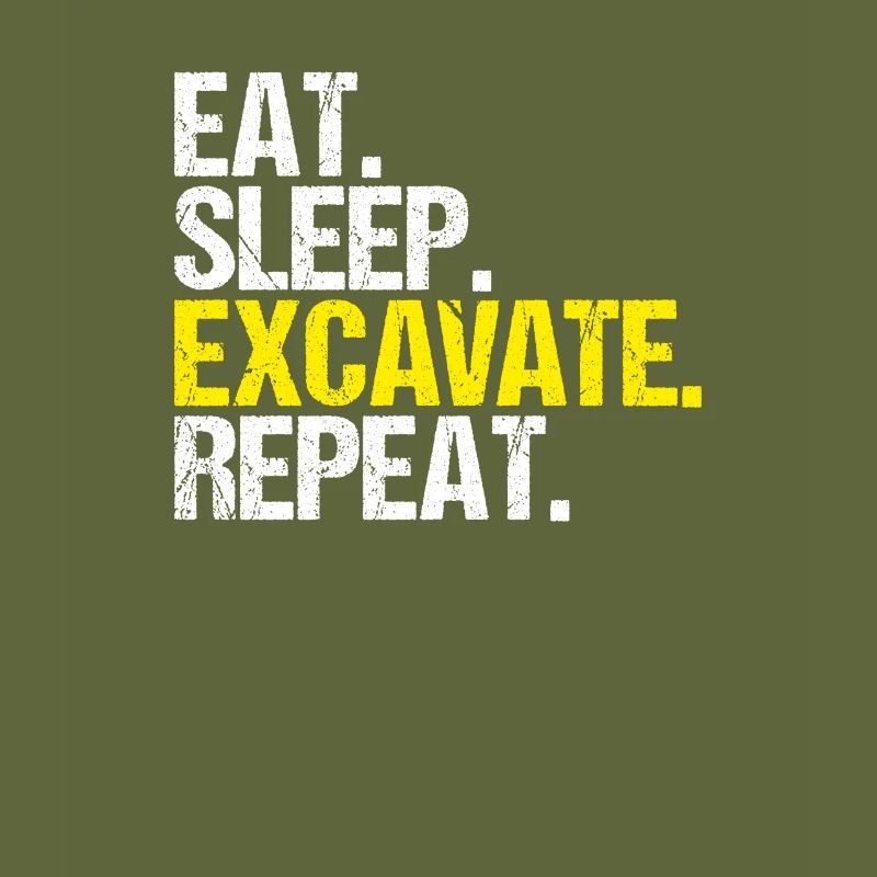 Baggerfahrer Baggerführer Heavy Equipment Operator