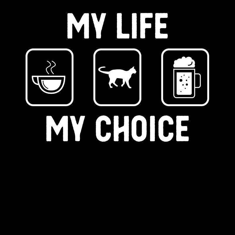Ma vie Mon choix - Bière - Chat -