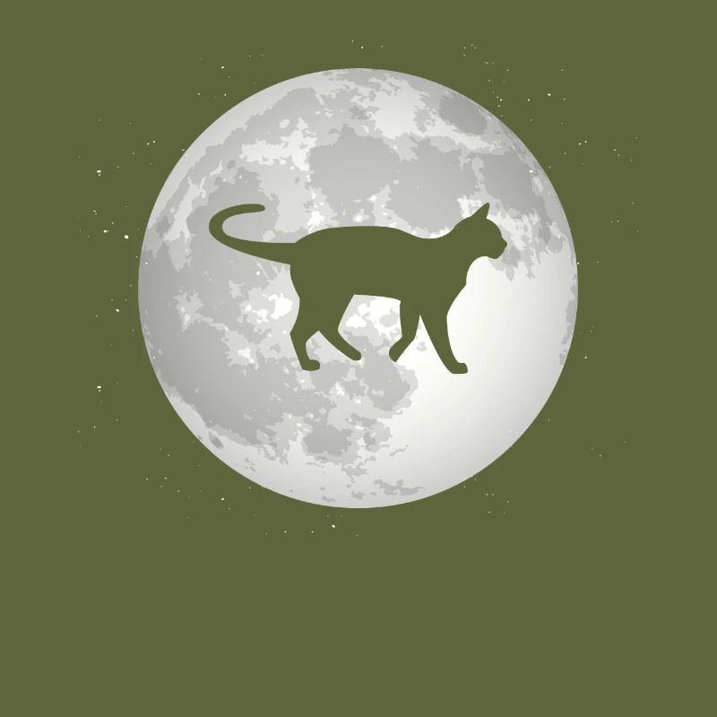 Full Moon - Cat -