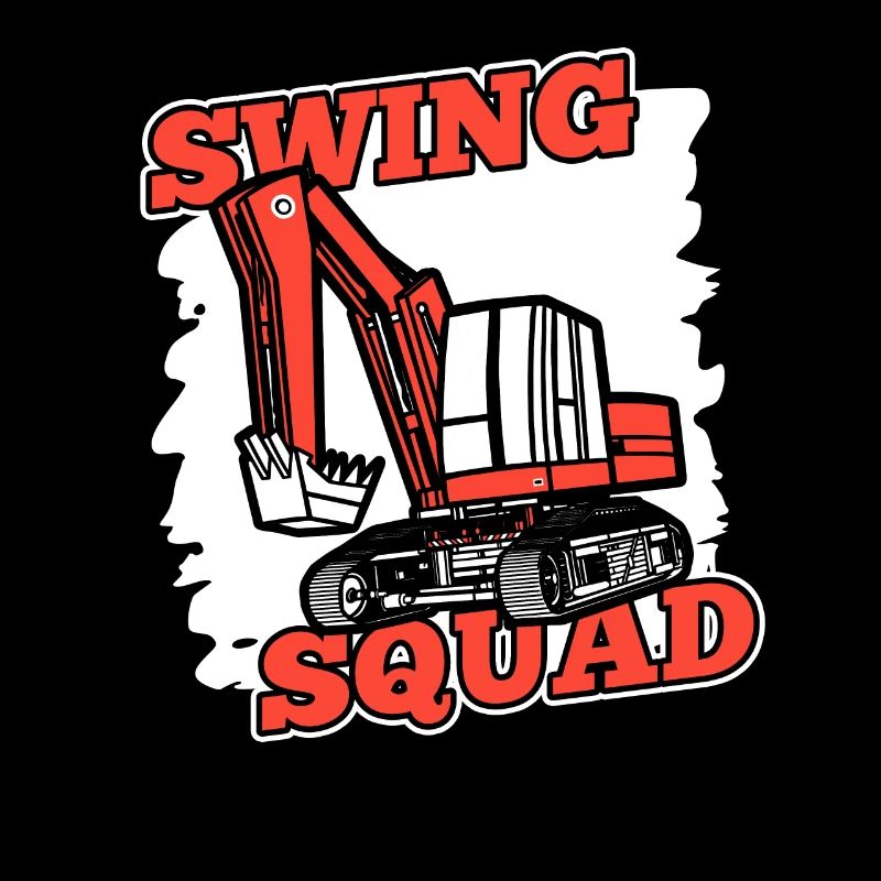 Swing Squad Excavator Crawler Cycle de service Grue