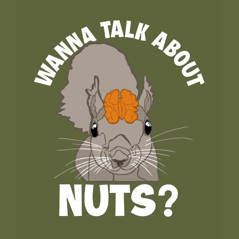 Wanna Talk About Nuts Squirrel Fox Squirrel