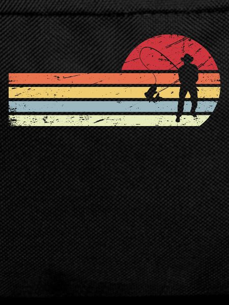 Sun and retro lines - Fishing -