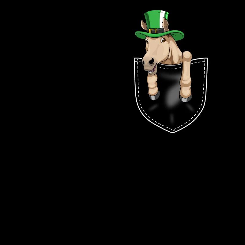Drôle de cheval Cadeau de fête de la Saint-Patrick