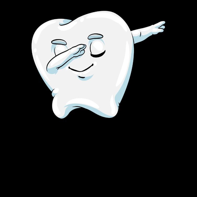 Dabbing Tooth Milk Tooth Dentist Cadeau