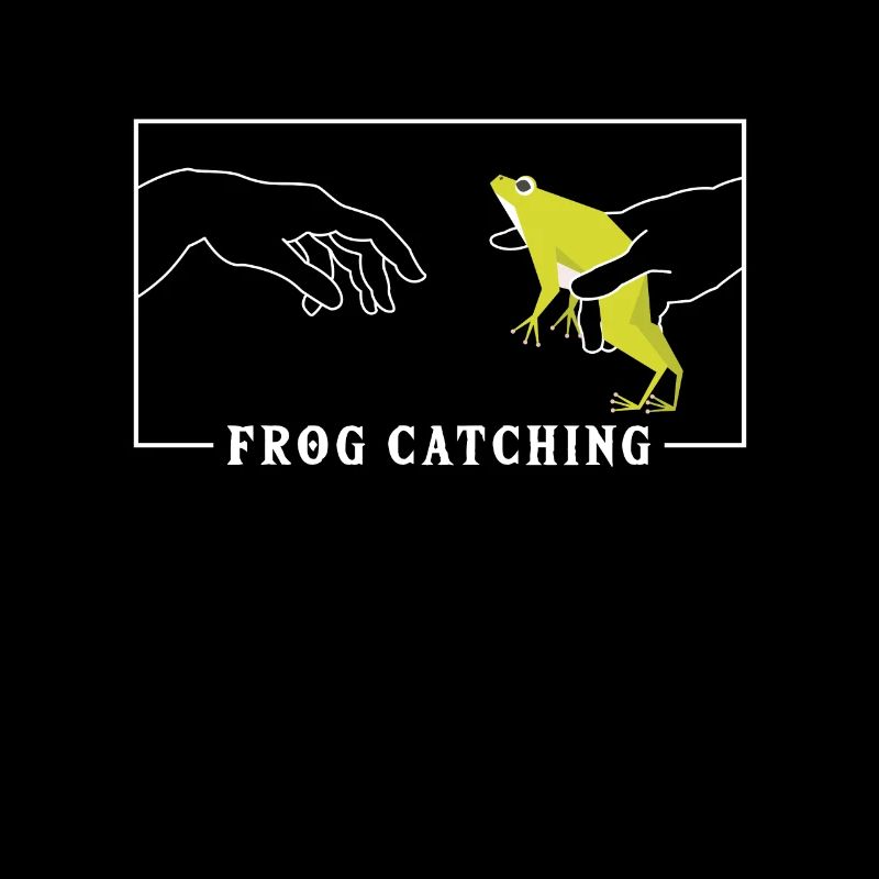 Michelangelo Création d’Adam Frog Catching