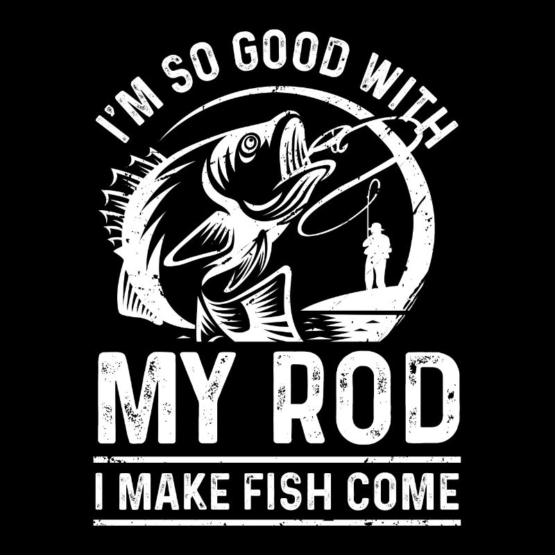 Je suis si bon avec ma canne que le poisson