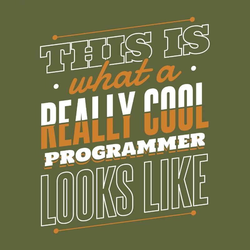 What A Really Cool Programmer Looks Like Coder
