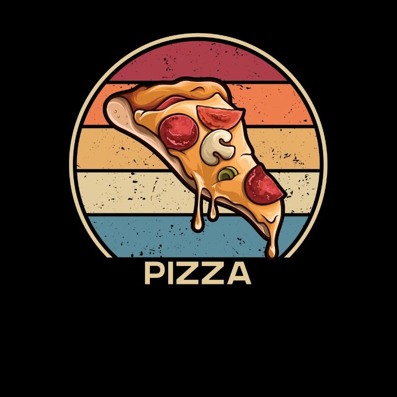 Retro Pizza Plateau Pizza Four Pizza Pizza Lovers