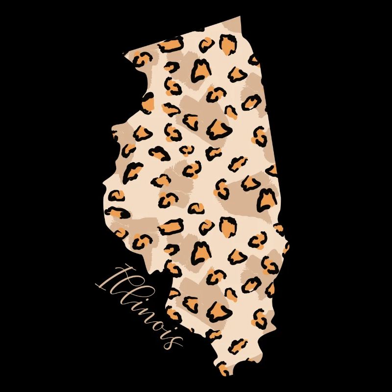 Illinois leopard pattern map Leo State