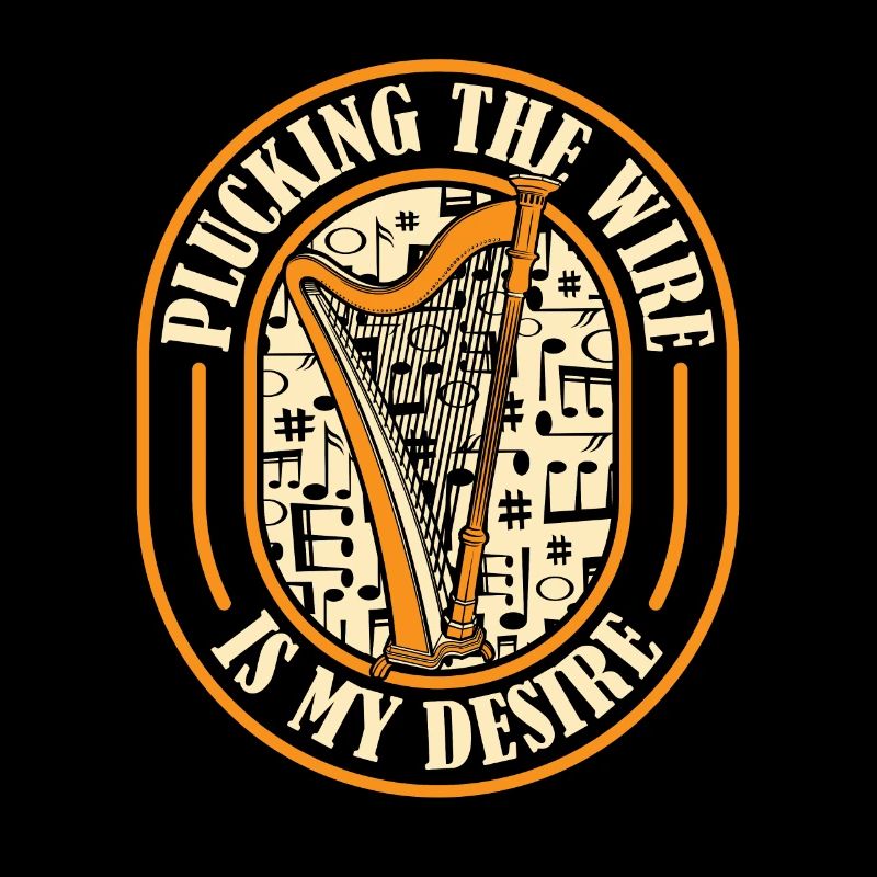 Plucking The Wire Is My Desire Konzertharfe