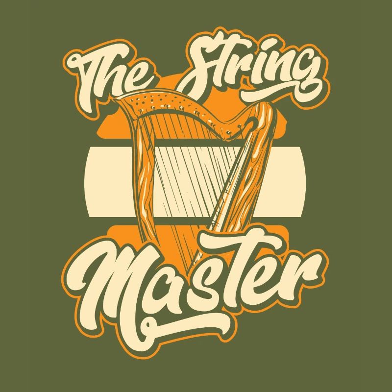 The String Master Harfe Konzertharfe Harfenspieler