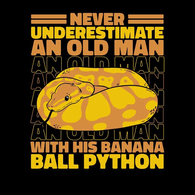 Never Underestimate Old Man Python Banana Ball