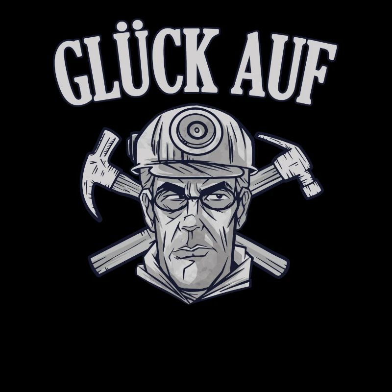 Kohlbergbau Bergarbeiter Glück Auf Geschenkidee