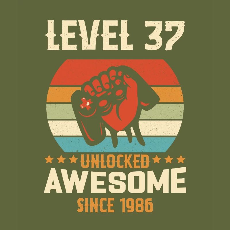 Level 37 complete 1986 Birthday Gift