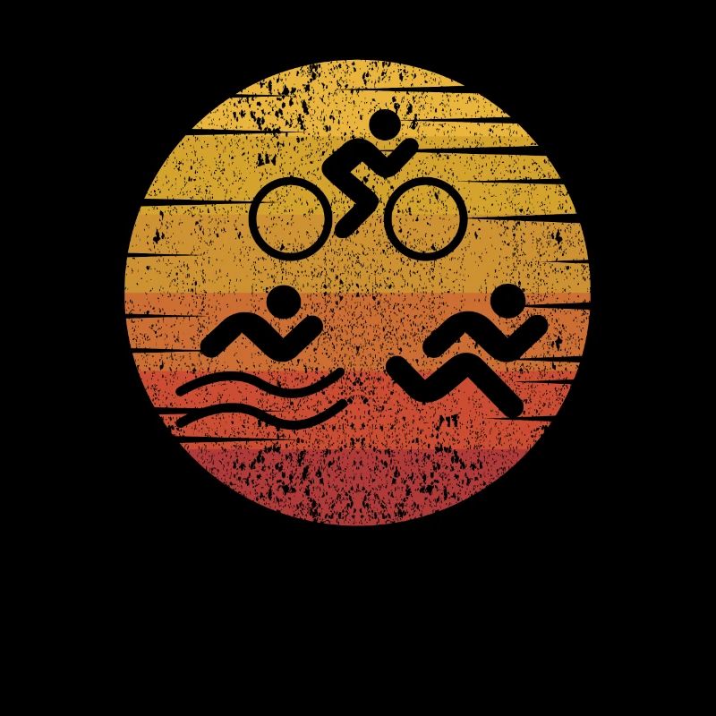 Retro Training Triathlonrad Triathlet Profi