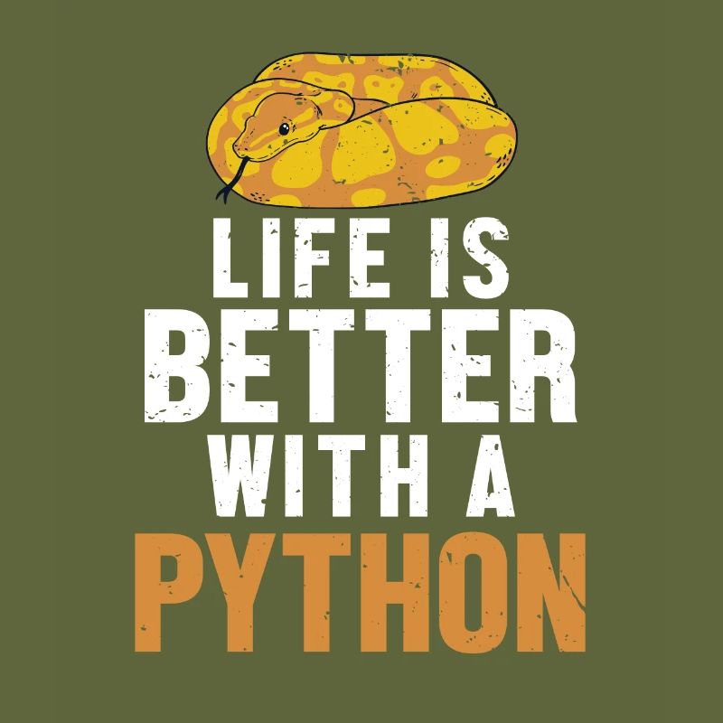 La vie est meilleure avec une boule de banane serpent Python