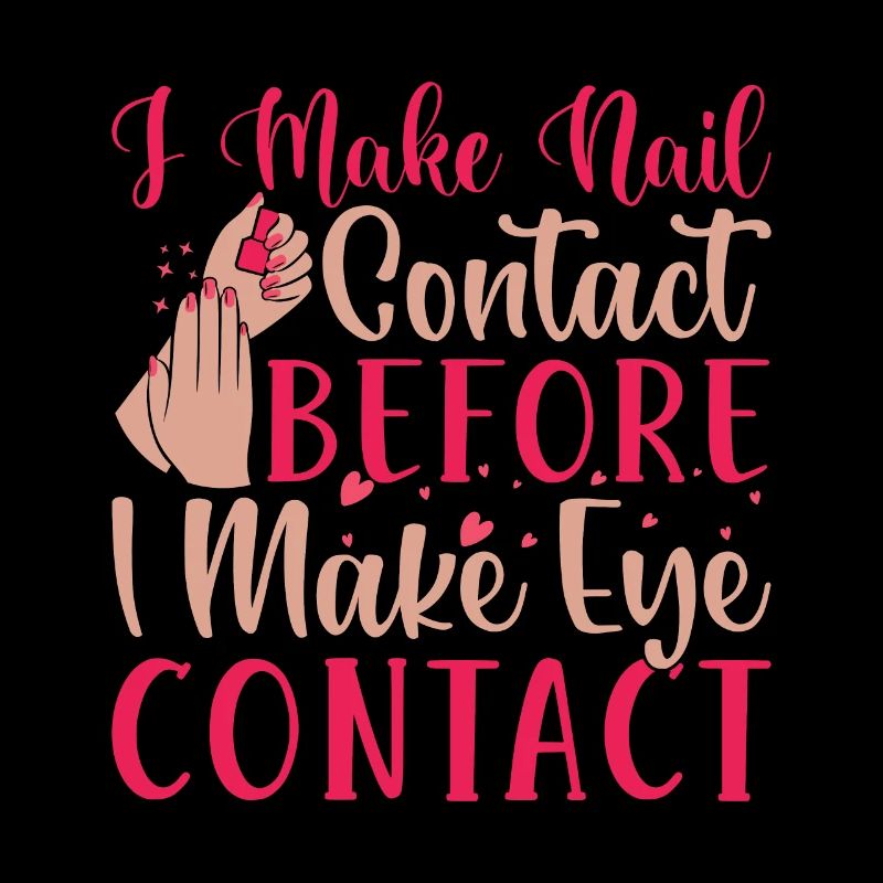 I make nail contact before nail tech