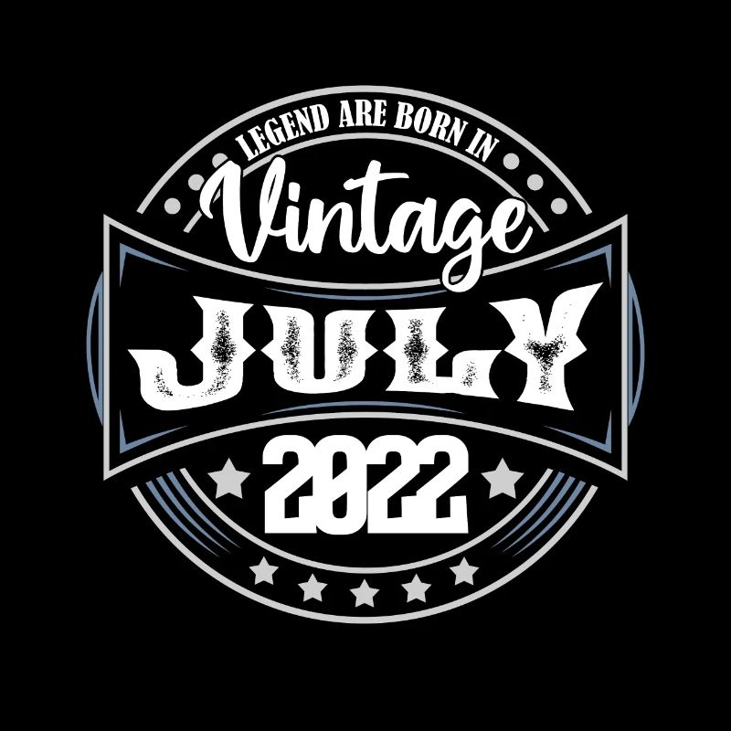 2022 Juli. Geburtstagsgeschenk Juli 2022.