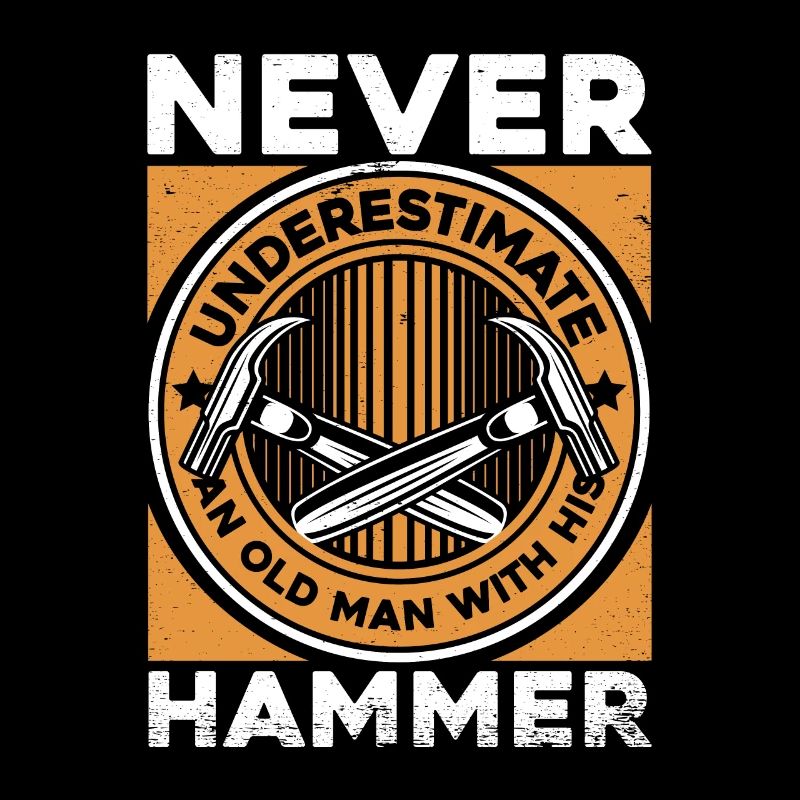 Never Underestimate Old Man With His Hammer