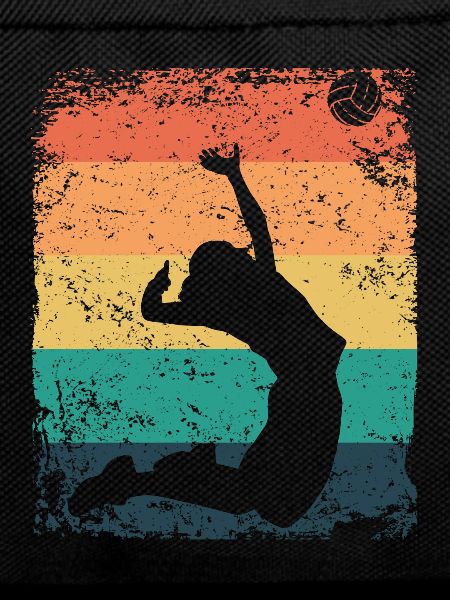 Volleyball Player Retro Beach Volleyball