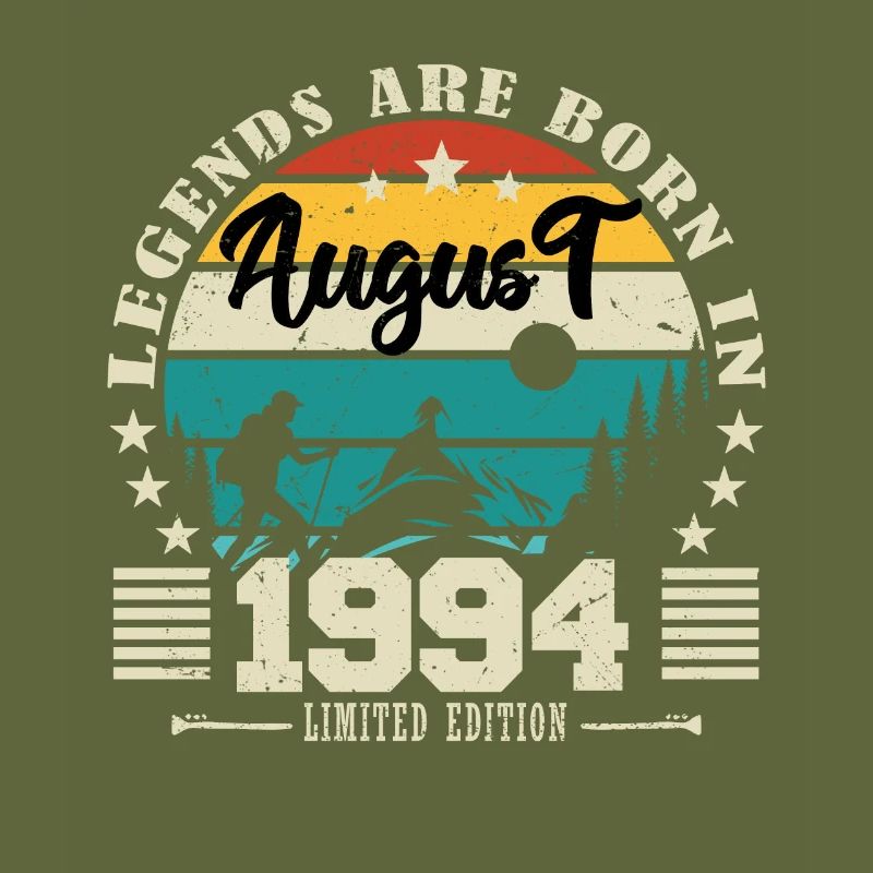 August 1994. Geburtstagsgeschenk August 1994. August