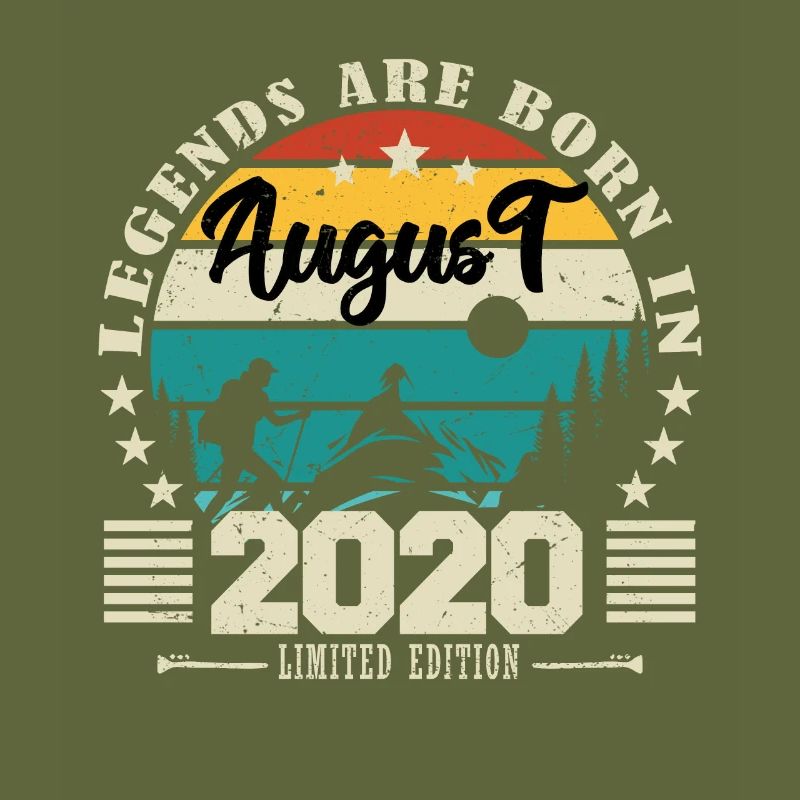 August 2020. Geburtstagsgeschenk August 2020. August