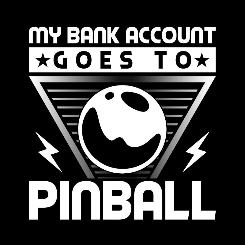 Mon compte bancaire va au joueur de flipper