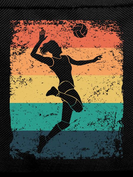 Volleyball Player Retro Beach Volleyball