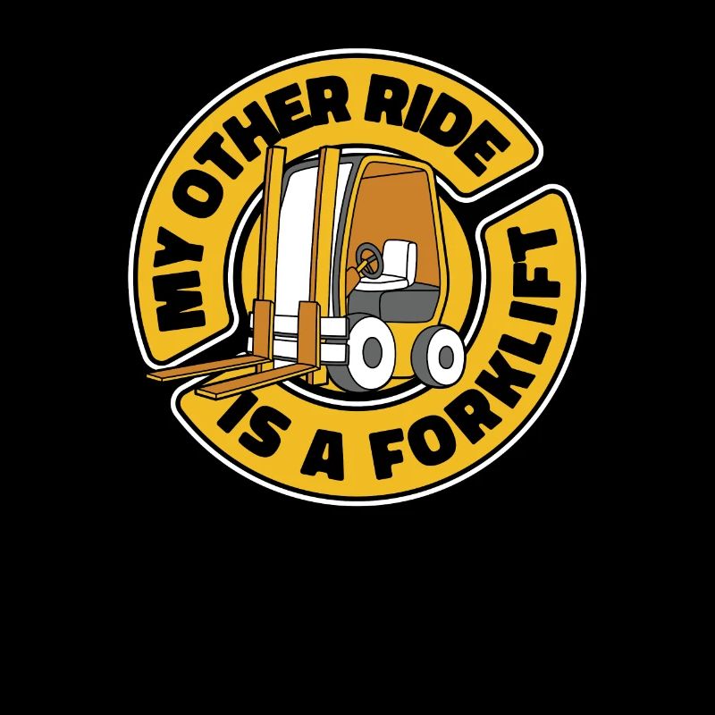 My Other Ride Is A Forklift Telehandler