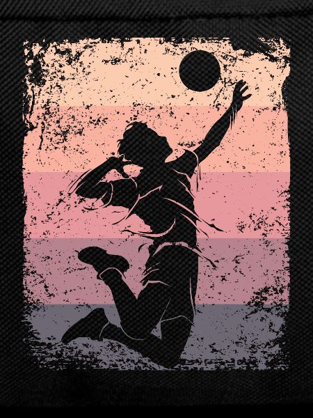 Volleyball Player Retro Beach Volleyball