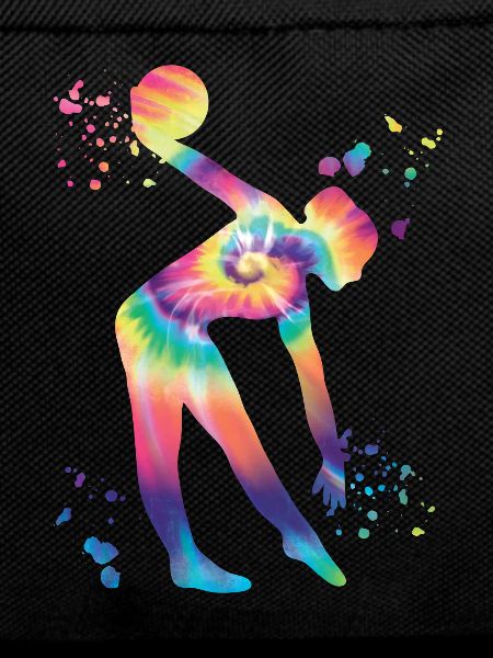 Gymnast with ball rhythmic gymnastics