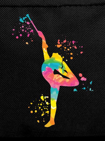 Gymnast with Baton Rhythmic gymnastics