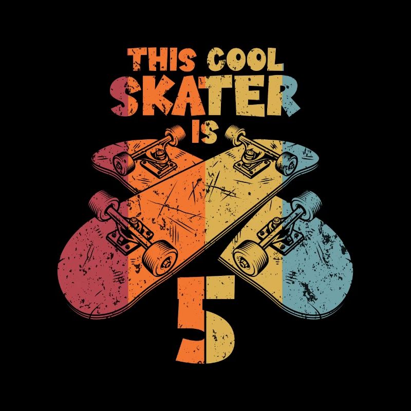 This cool skater is 5