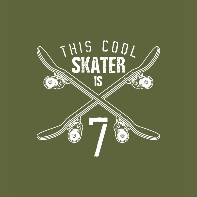 This cool skater is 7