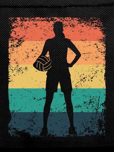 Volleyball Player Retro Beach Volleyball